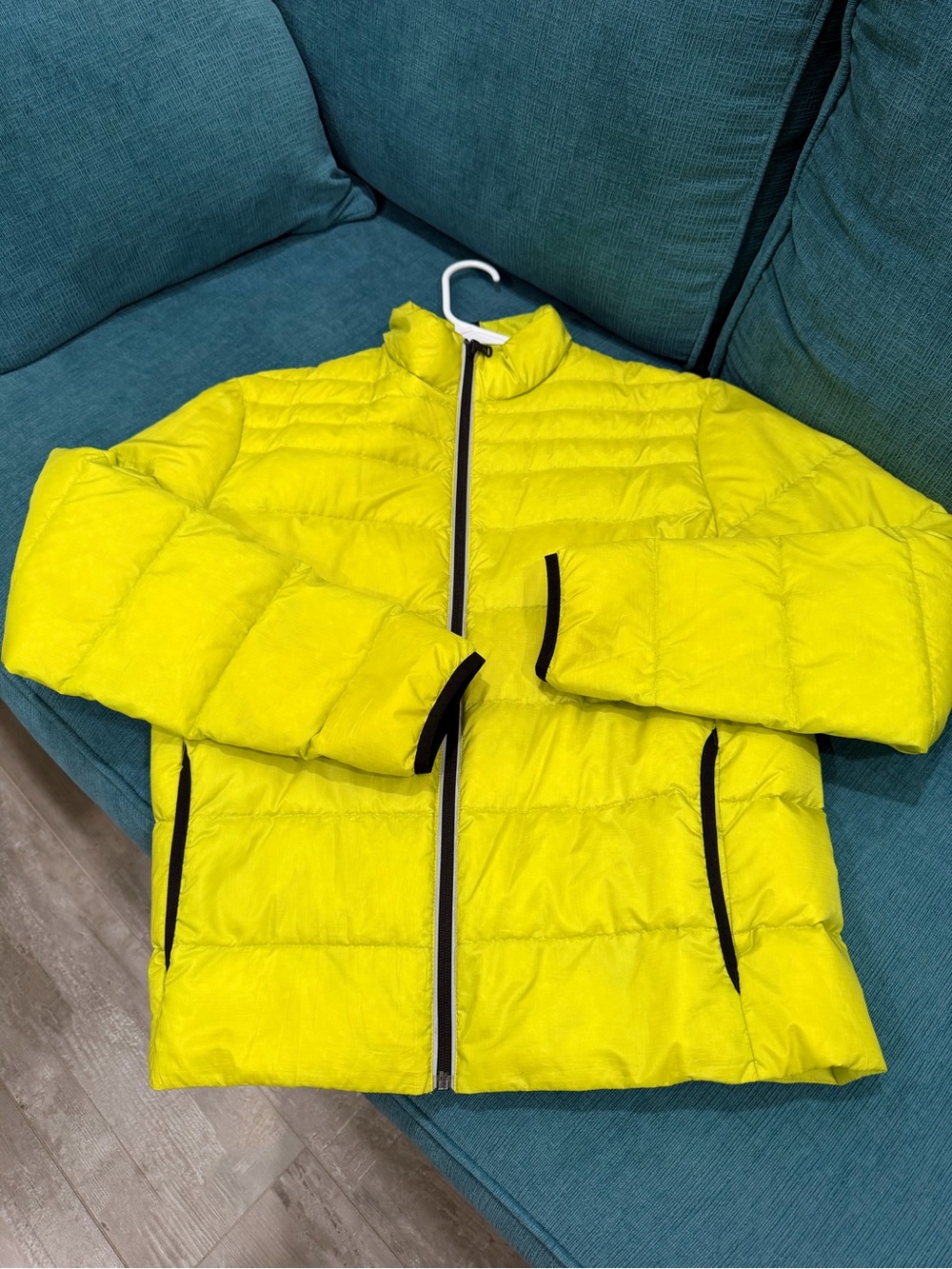 Victorinox Neon Yellow Kids Packable Puffer Jacket